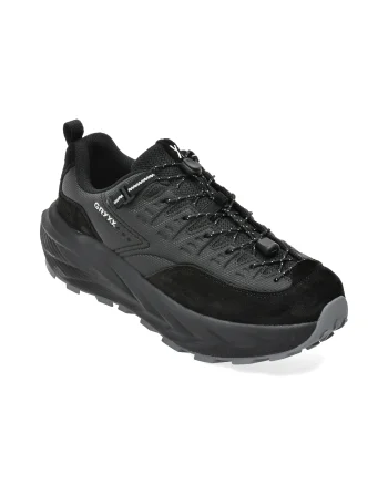 Pantofi sport GRYXX negri, 25078, din material textil si piele naturala
