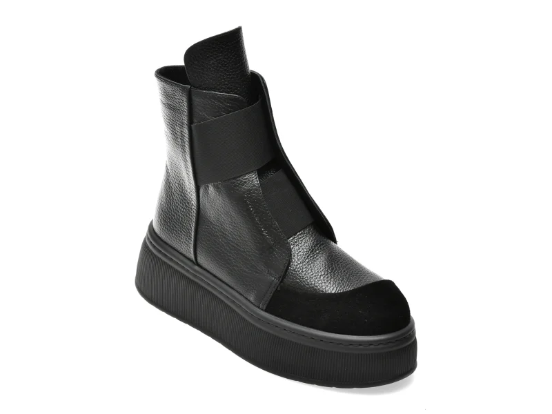 Ghete GRYXX negre, 2361007, din piele naturala