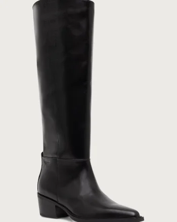 Vagabond Shoemakers  cizme cu toc jos pentru femei din piele KELSEY