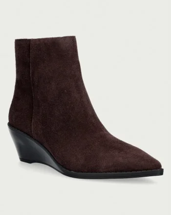 MICHAEL Michael Kors  botine wedges pentru femei din piele întoarsă Austin Wedge Bootie