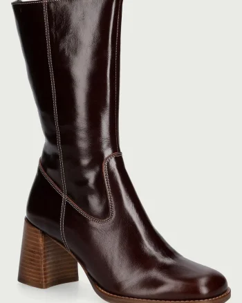 Billi Bi  botine pentru femei din piele Tan Marte Calf 85