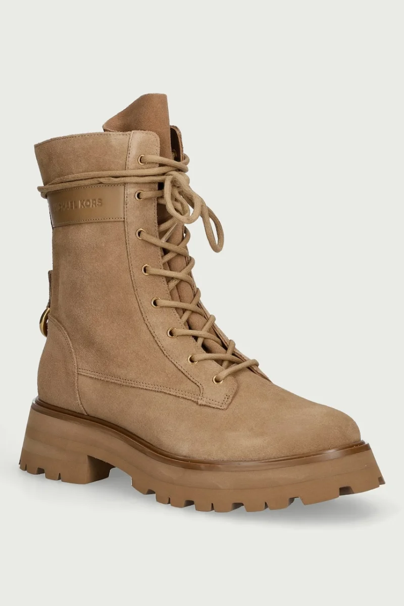 MICHAEL Michael Kors  bocanci pentru femei din piele întoarsă Caleb Lug Bootie