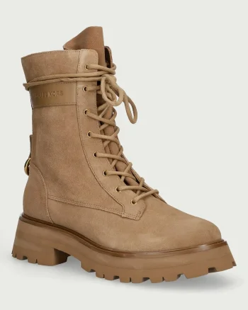 MICHAEL Michael Kors  bocanci pentru femei din piele întoarsă Caleb Lug Bootie
