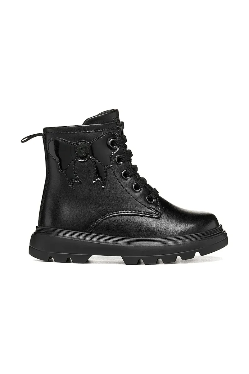 Geox  botine pentru copii din piele KIDDARTAH