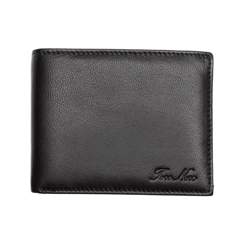 Portofel barbati din piele naturala negru Max,protectie RFID