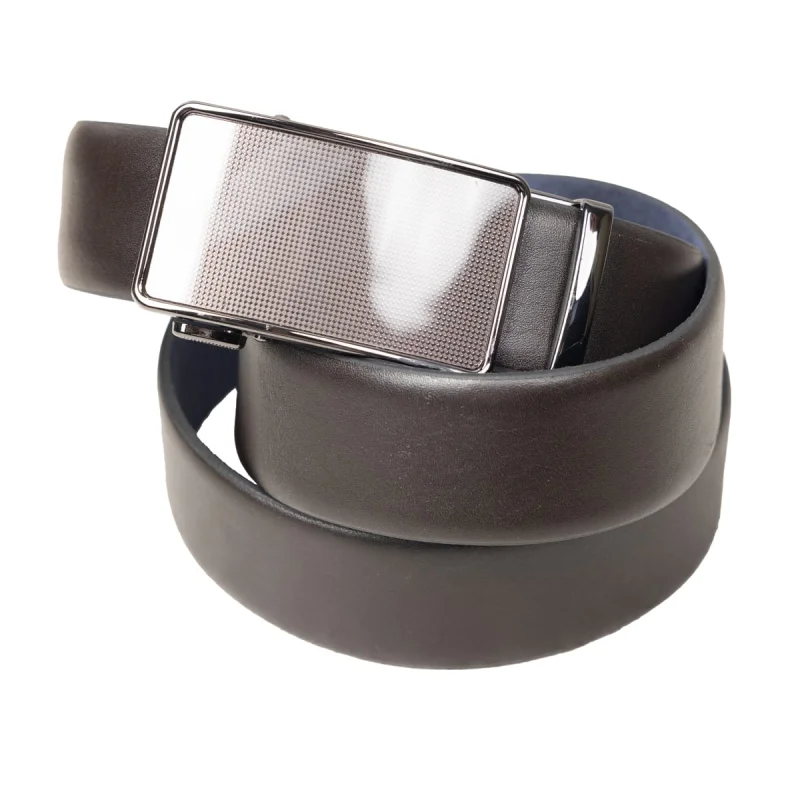 Curea maro-inchis Soft barbati - 110 cm
