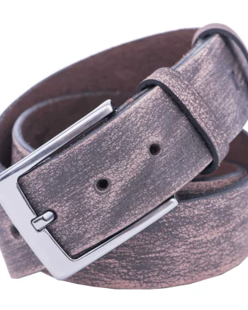 Curea barbati din piele naturala maro Wear A Lot - 110 cm