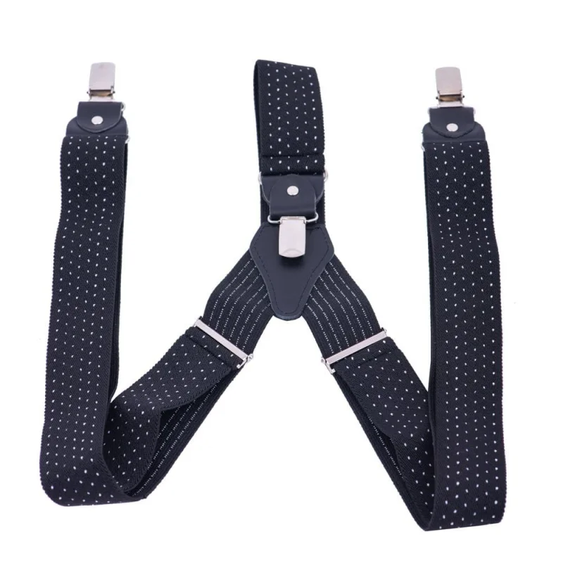 Bretele White Dotted barbati