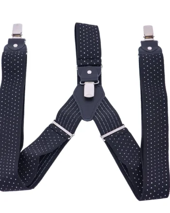 Bretele White Dotted barbati
