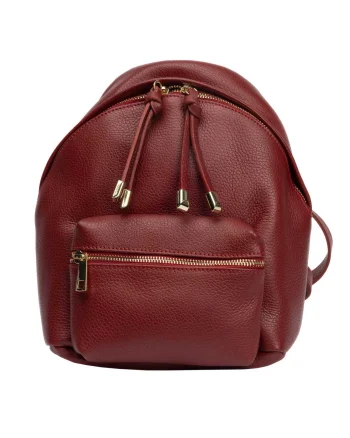 Rucsac damă din piele naturala bordo Spirit