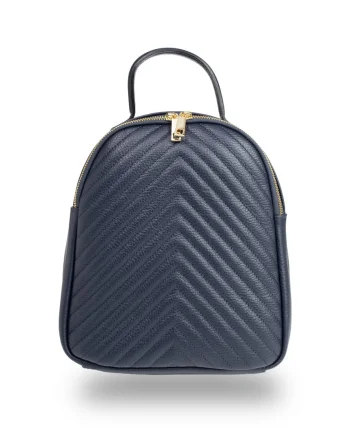 Rucsac damă din piele naturala bleumarin Ruxi