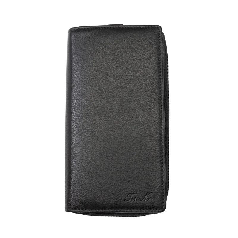 Portofel femei din piele naturala negru Gina,protectie RFID