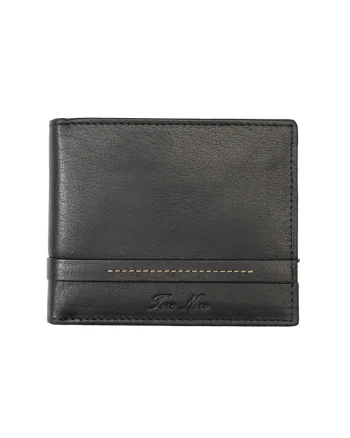 Portofel barbati din piele naturala negru Andy,protectie RFID