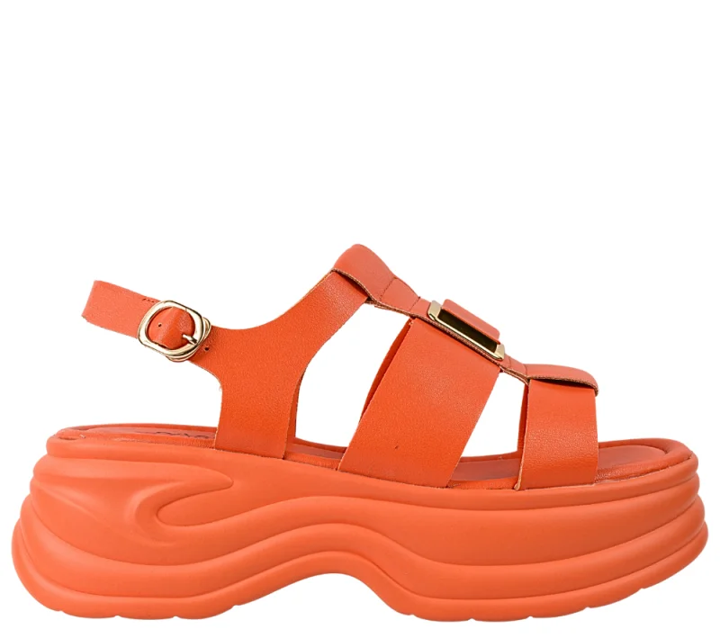 Pass Collection Sandale Casual DL40003 portocaliu