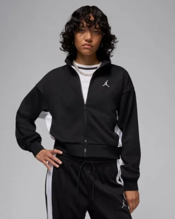 Bluza cu fermoar Jordan W J Knit Jacket Core