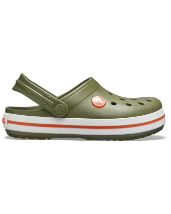 Saboti Crocs Crocband Kids Verde - Army Green/Burnt Sienna