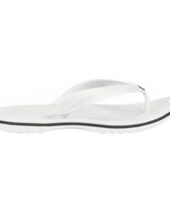 Slapi Crocs Crocband Flip Alb - White