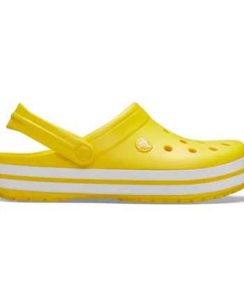 Saboti Crocs Crocband Galben - Lemon/White