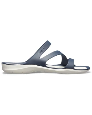 Papuci Crocs Swiftwater Sandal W Albastru - Navy/White