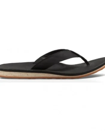 Slapi Teva Classic Flip Premium Leather Negru - Black