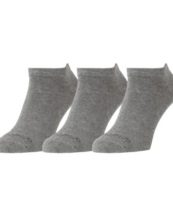 Șosete Fundango No-Show Basic Set 3 perechi Gri - Grey