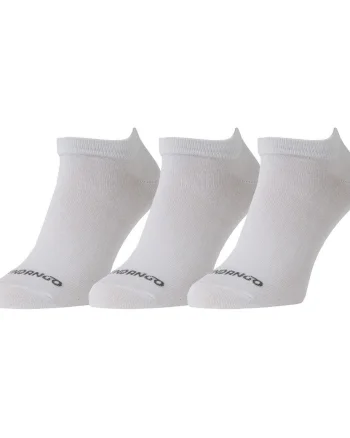 Șosete Fundango No-Show Basic Set 3 perechi Alb - White