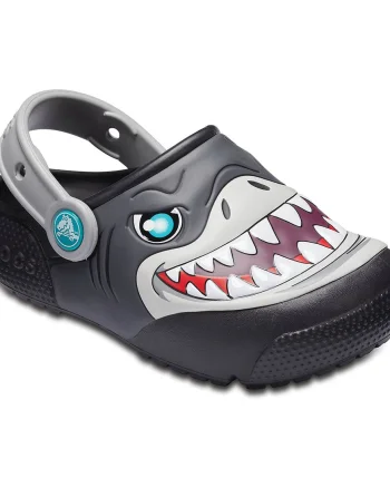 Saboti Crocs Fun Lab Lights Clog Negru - Black