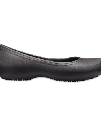 Balerini Crocs At Work Flat Negru - Black