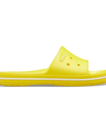 Papuci Crocs Crocband III Slide Galben - Lemon/White