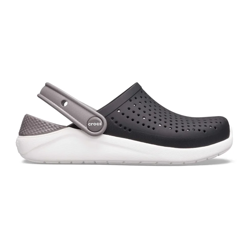 Saboti Crocs Kids' LiteRide Clog Negru - Black/White
