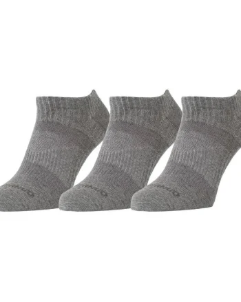 Șosete Fundango No-Show Sport Set 3 perechi Gri - Grey Heather
