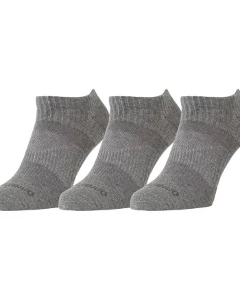 Șosete Fundango No-Show Sport Set 3 perechi Gri - Grey Heather