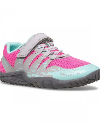 Pantofi Merrell Trail Glove 5 AC Gri - Grey/Pink/Turquoise
