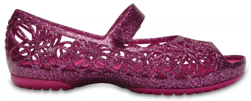 Balerini Crocs Kids' Isabella Glitter Flat Mov - Wild Orchid