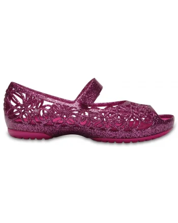 Balerini Crocs Kids' Isabella Glitter Flat Mov - Wild Orchid