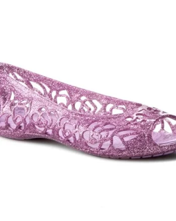 Balerini Crocs Kids' Isabella Glitter Flat GS Mov - Wild Orchid