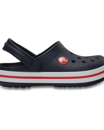 Saboți Crocs Crocband Kid's New Clog Bleumarin - Navy/Red