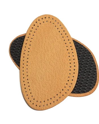 Talonete Reflex din piele plus carbon Maro - Brown