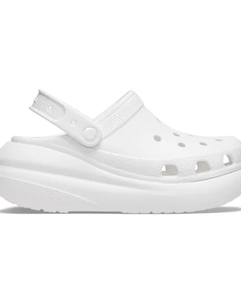 Saboti Crocs Classic Crush Clog Alb - White