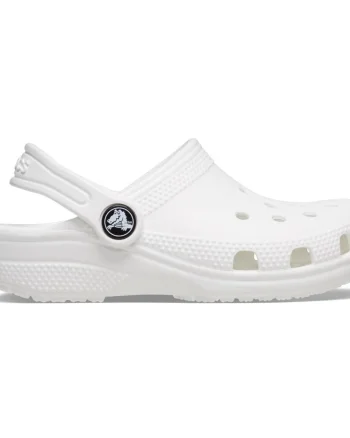 Saboți Crocs Classic Toddlers New clog Alb - White