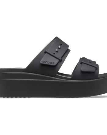 Sandale Crocs Women’s Brooklyn Low Wedge Sandal Negru - Black