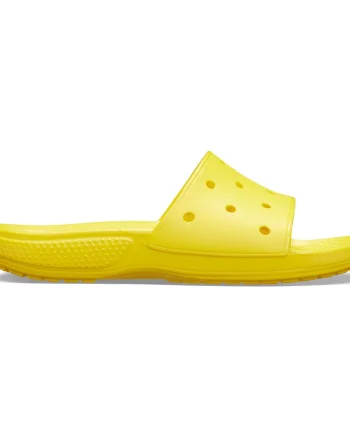 Papuci Classic Crocs Slide Iconic Crocs Comfort Galben - Lemon