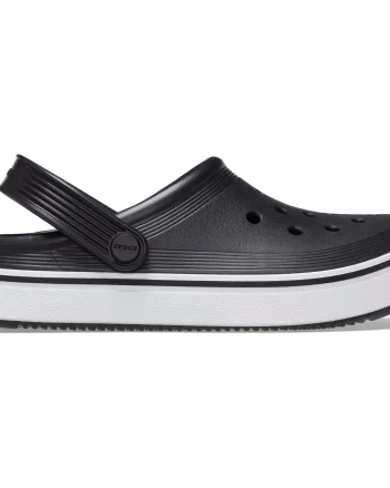 Saboți Crocs Crocband Off Court Clog Kids Negru - Black