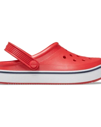Saboți Crocs Toddler Crocband Off Court Clog Rosu - Flame