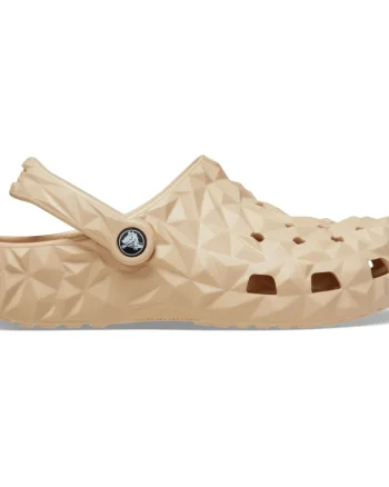Saboti Crocs Classic Geometric Clog Bej - Shitake