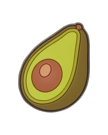 Jibbitz Crocs Avocado
