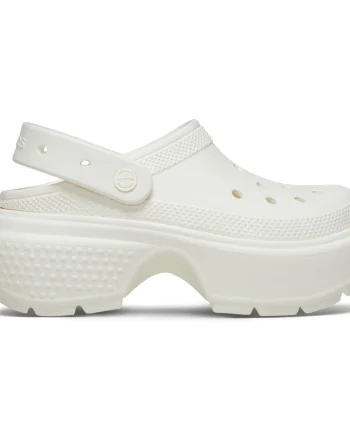 Saboti Crocs Stomp Clog Alb - Chalk