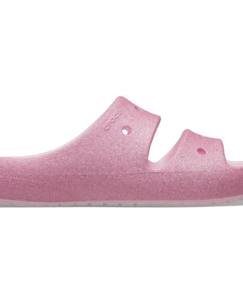Sandale Crocs Classic Glitter Sandal v2 Kids Roz - Pink Milk
