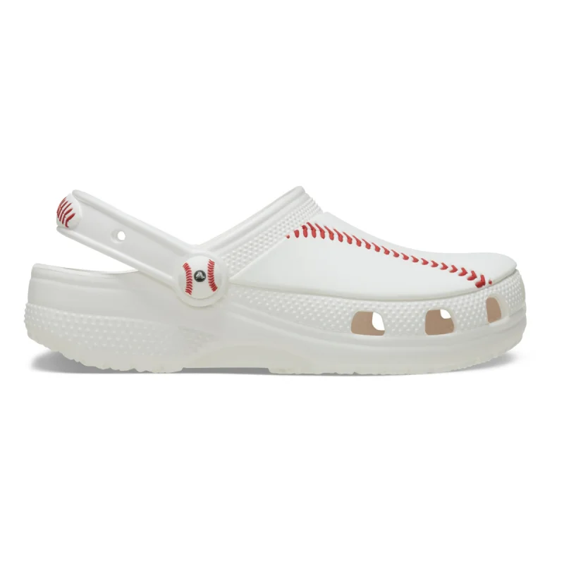 Saboti Crocs Classic Baseball Clog Kids Alb - White