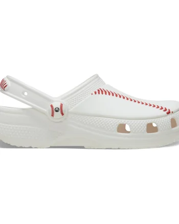 Saboti Crocs Classic Baseball Clog Kids Alb - White